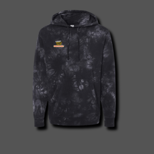 Tie Dye Black Hoodie